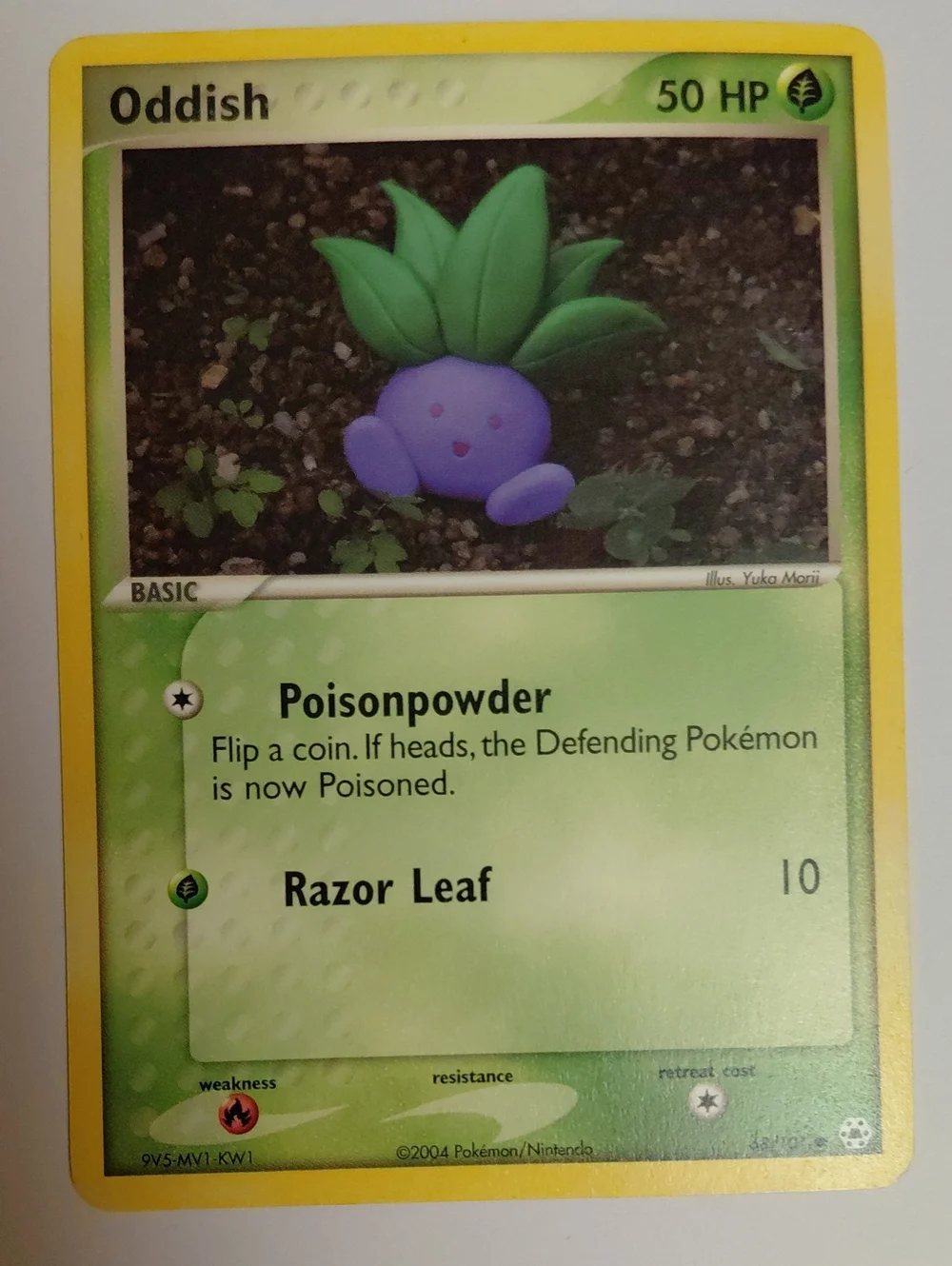 Yuka Morii - Vintage Clay Model Art Pokemon Cards - Oddish And Paras